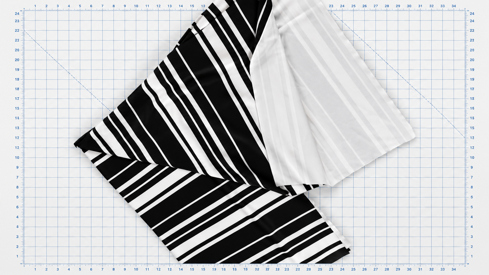Black & White Multi-Stripe Knit