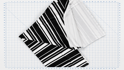 Black & White Multi-Stripe Knit