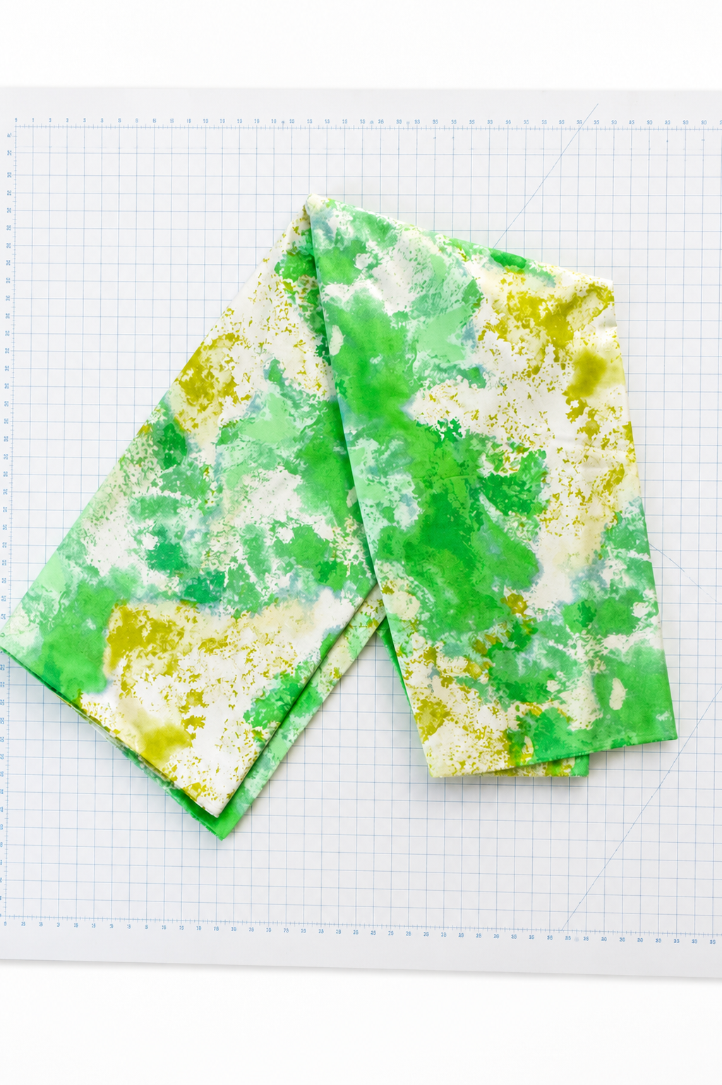 Green Abstract Print Knit