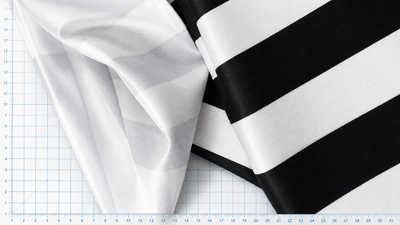 Black & White Wide Stripe Knit