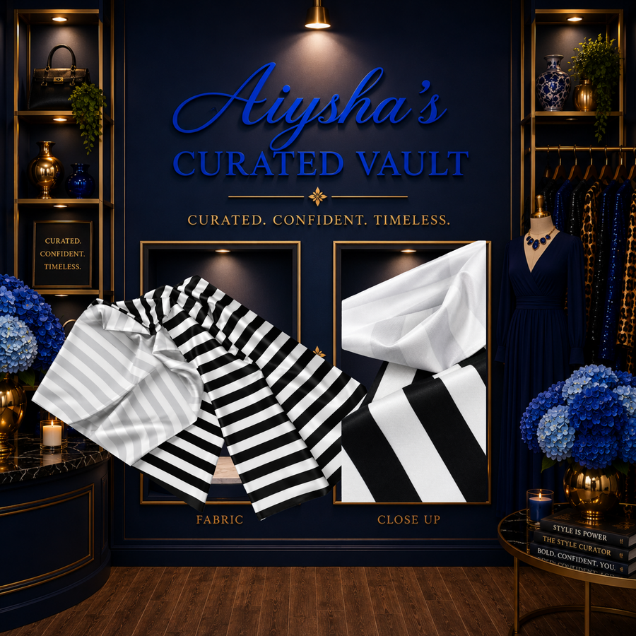 Black & White Wide Stripe Knit