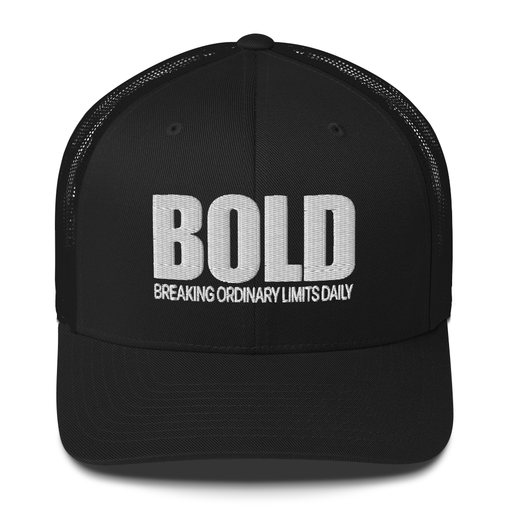 BOLD Trucker Cap(White)