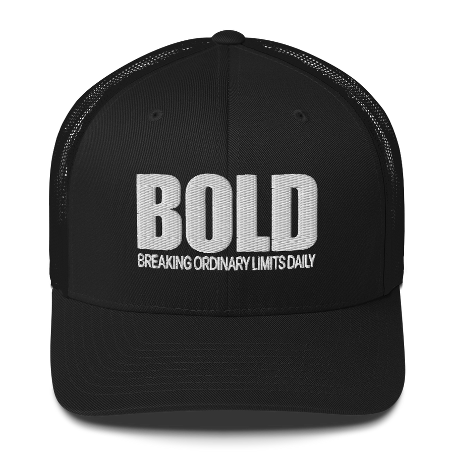 BOLD Trucker Cap(White)